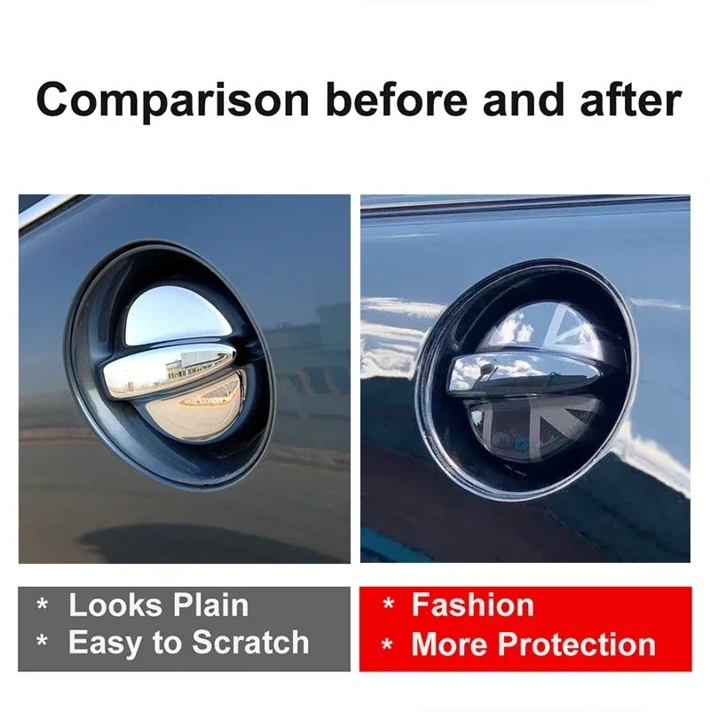 

Brand New Plastic The Black Flag Fuel Tank Cover Style For MINI Cooper S JCW R50 R52 R53 (1 piece) Car-Decoration Accessories