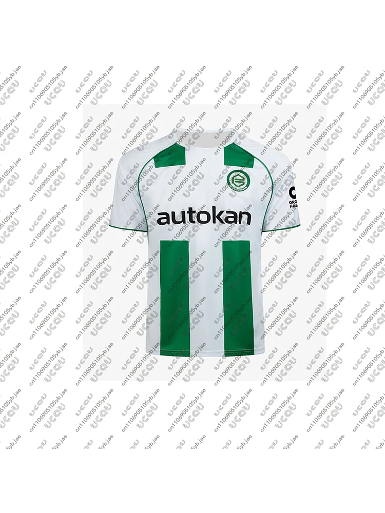 25-26 Heren Kinderen Jongens Groningen Thuis Top Volwassen Thuis Jersey Voetbal Spel Sport N-Nederland Weg ademende Voetbal Jersey Shorts - afbeelding 2