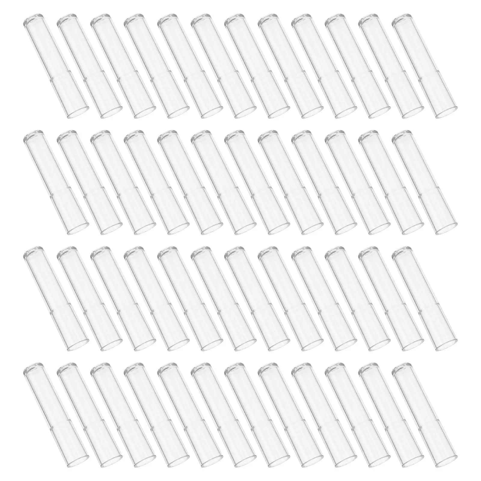 100Pcs Transparent Pencil Caps Clear Plastic Extenders for Pencil Tips Protection Visibility Monitoring Secure Comfortable Fit