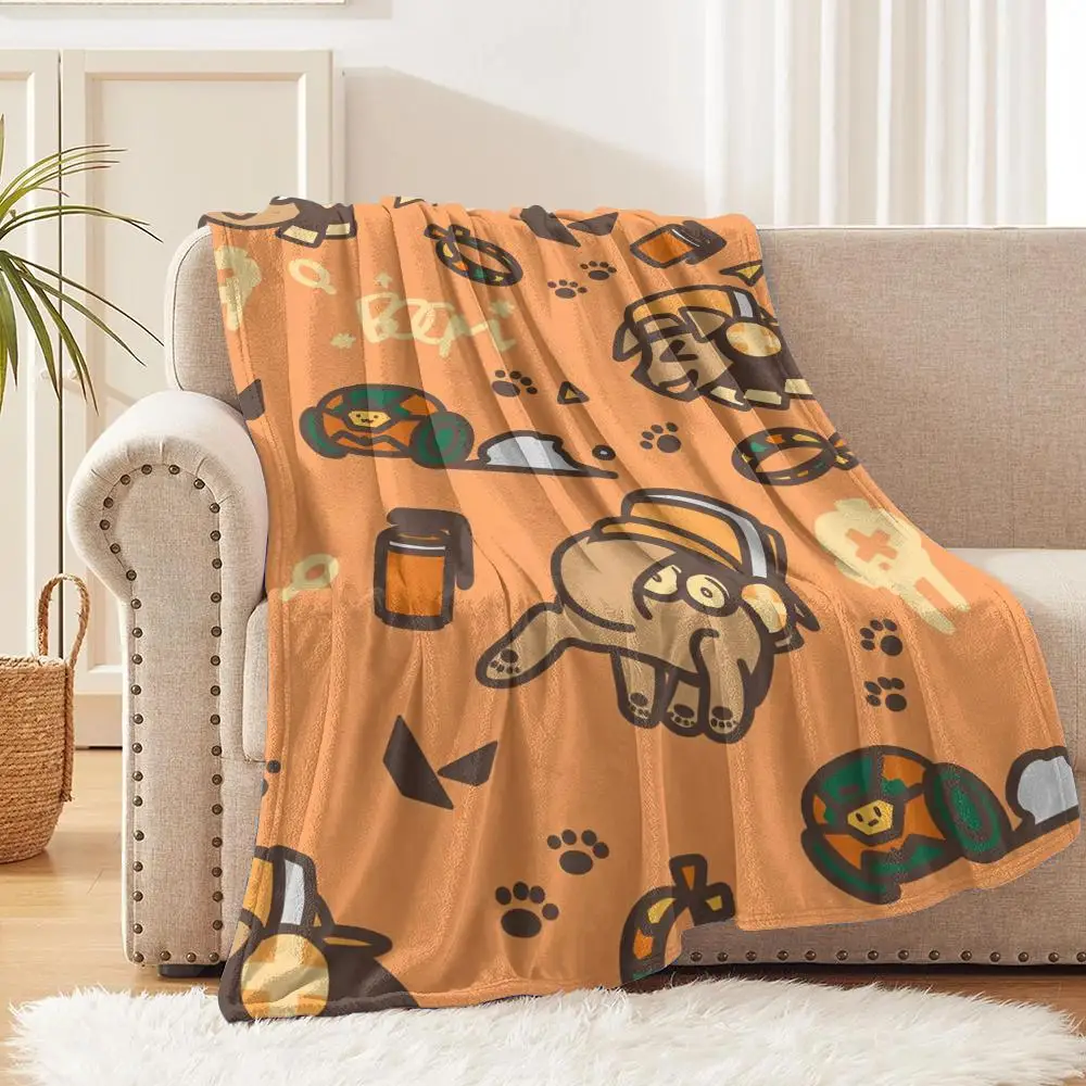 Hot Fps Games V-Valorant Throw Blanket Soft Flannel Throw Lightweight Summer Home Nap Breathable for Sofa Bed Cozy Travel