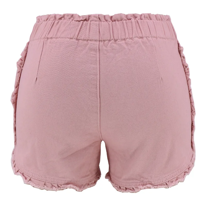 2023 Sommer mode neue einfarbige Fransen lässige Denim Damen Shorts