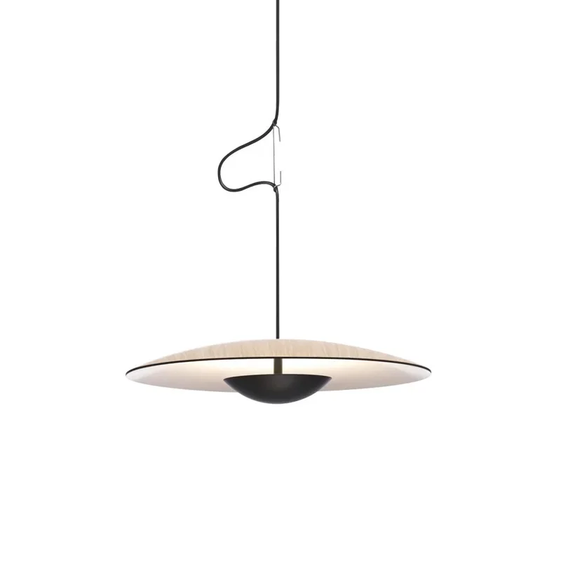 

Danish designer single restaurant bar chandelier Nordic modern simple light luxury art flying saucer led chandelier