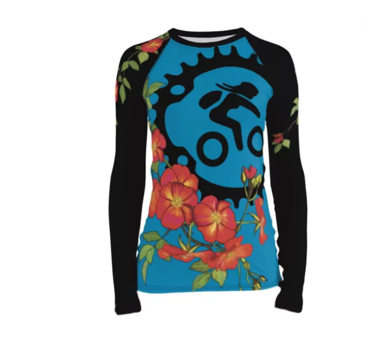 women\'s cycling shirt  cycle jersey long sleeve summer bicycle clothes Motocross jersey   downhill T-shirt mtb enduro shirt