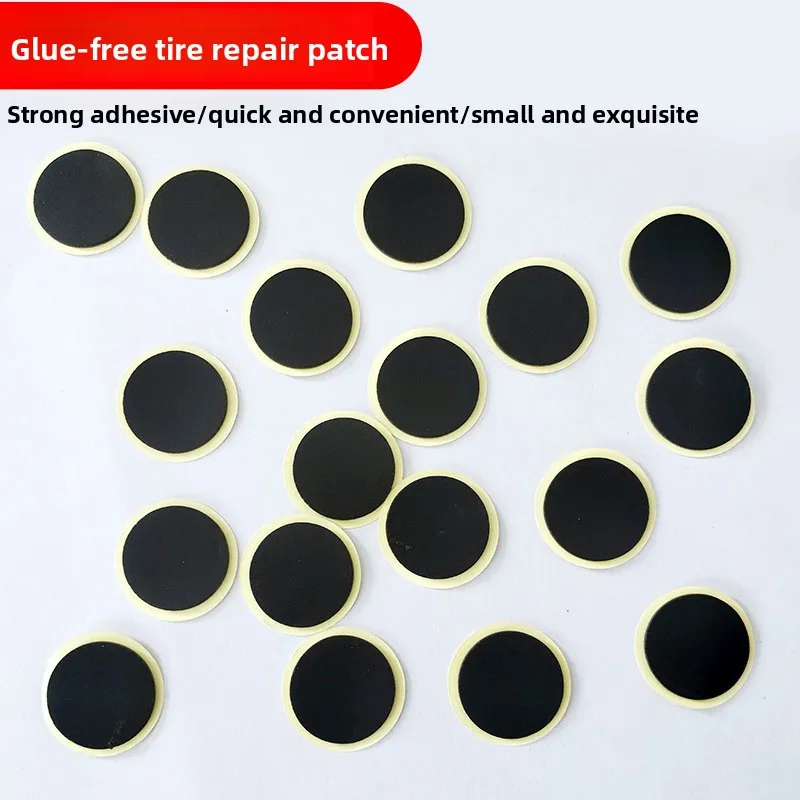 

Bicycle & E-bike Tire Repair Patches Glue-Free Cold Patch Repair Kit Portable Tool Gloves Tire Lever Outdoor Tool Set