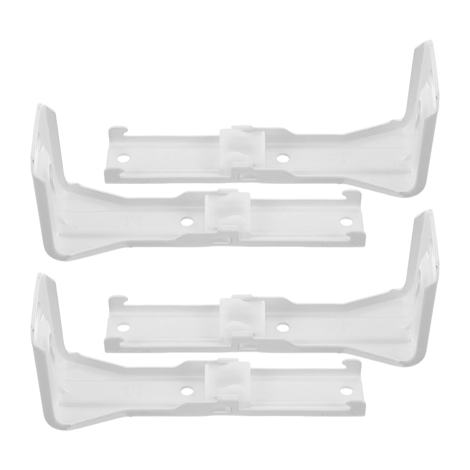 4 قطعة مسار الستار جدار جبل بين قوسين الحديد الستار السكك الحديدية دعم لتركيب حامل السكك الحديدية الأجهزة الستائر