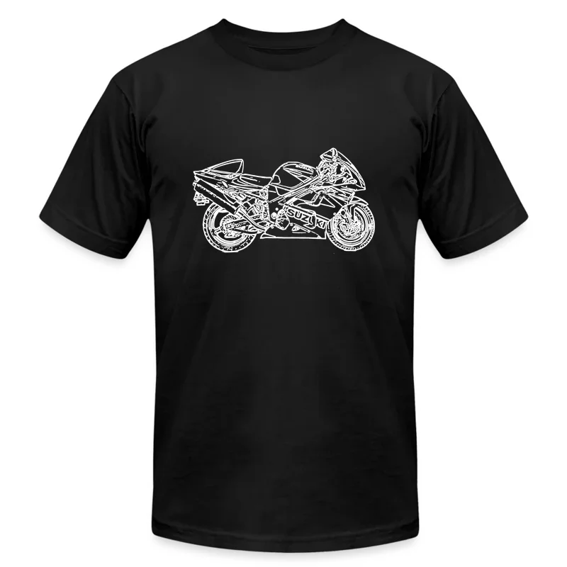 2024 Men Suzukis TL1000R Motorbike Fan T-shirt Casual T Shirt Graphic Summer Short Sleeves 100% Cotton S-3XL