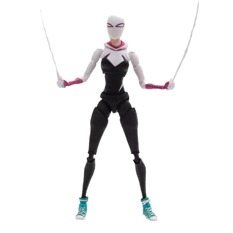 Marvel Legends Anime SHF Spider Man: Crossing the Universe Gwen Movable Action Figure Hobby Collectible Model Toy Figures gifts