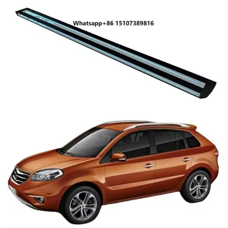 Auto Parts Blue or White LED Lights Electric Side Steps Running Board for Renault Koleos Accessories 2018 Koleos 2020