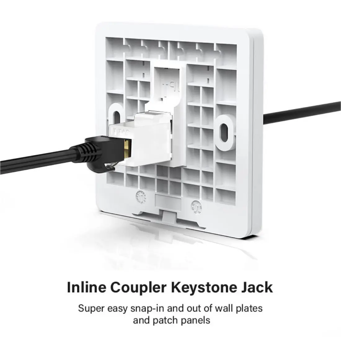 Chenyang 10Gbps Cat7 Rj45 Vrouwelijk Naar Vrouwelijk Ethernet Afgeschermde Keystone Insert Socket Module Coupler Adapte