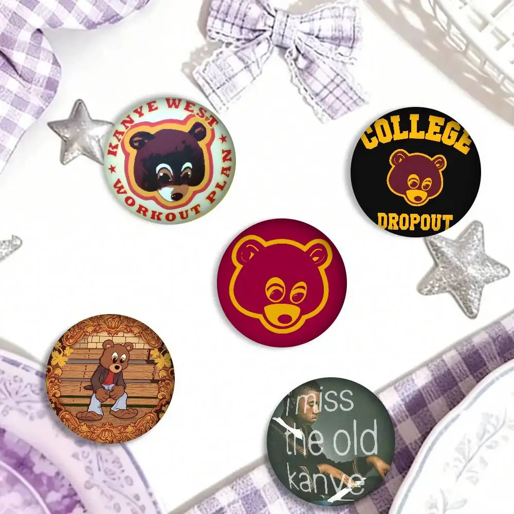 I Miss The Old K-k-kanye Cute  Anime Brooches Cute Cartoon Badge Jacket Jeans Lapel Pin Gift Accessorie