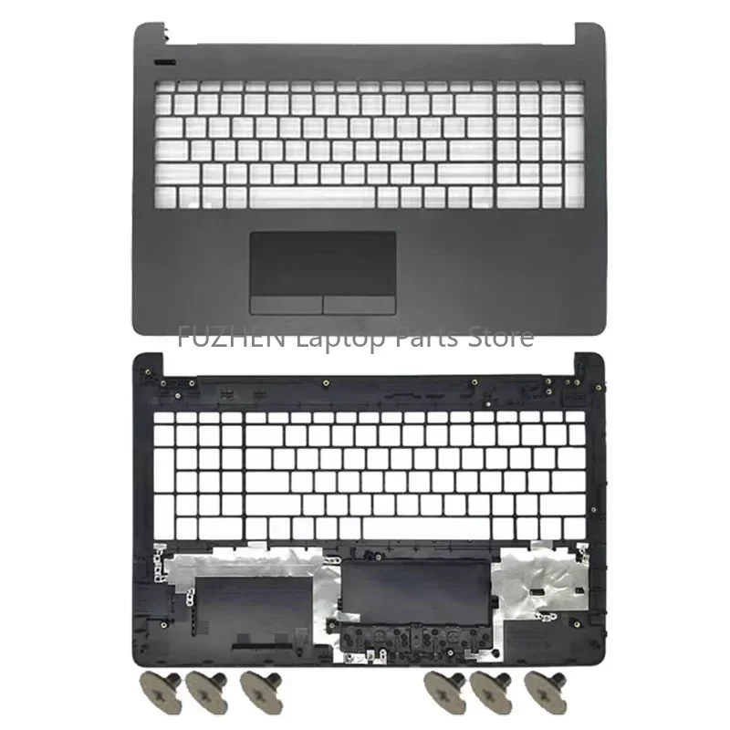 For 15-BS 15-BW 15-RA 15-RB 250 255 G6 TPN-C129 Laptop LCD Back Cover Front Frame Palm Pad Keyboard Bottom Cover hinge Grey - Image 4