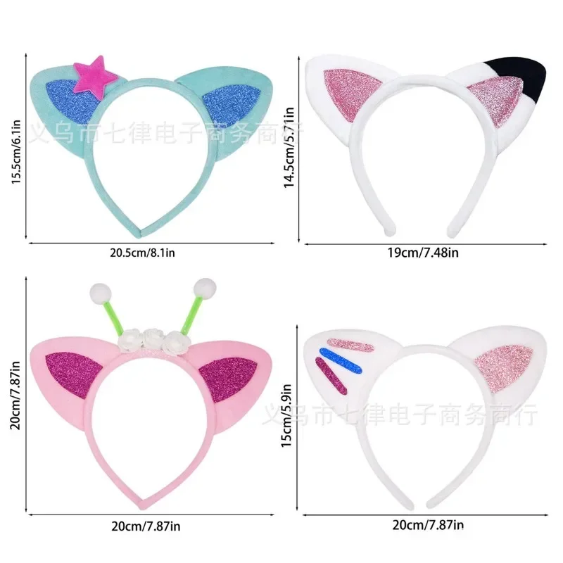 Gabby Dollhouse Headbands Girls Cartoon Headdress Children Anime Fashion Headwear Creative Party Cosplay Accessories Cute Gift