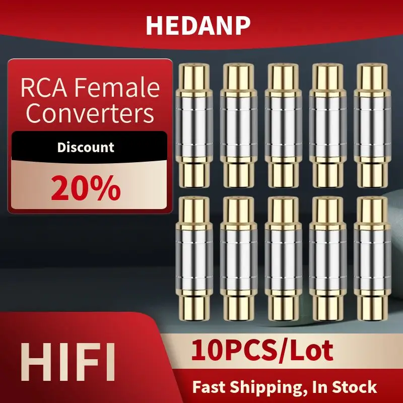 Female Converters Rca Connector Audio Adapter AV Adapters For Home Amplifier Speaker terminal Consumer Electronics 10pcs