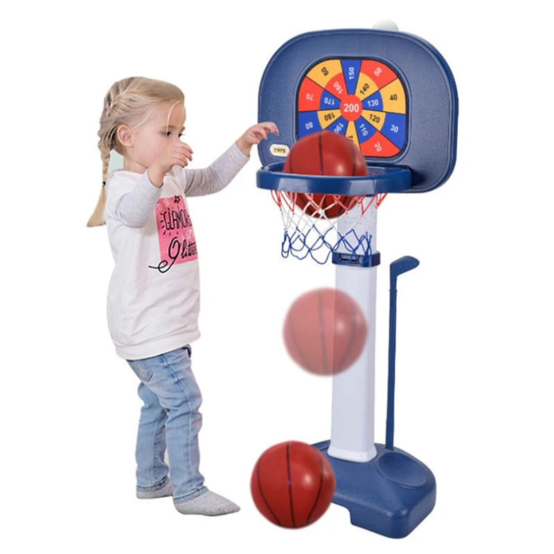 Schieten Sticky Target Ball Golf Ferrule Game Kinderen Speelgoed Draagbare basketbalringstandaard
