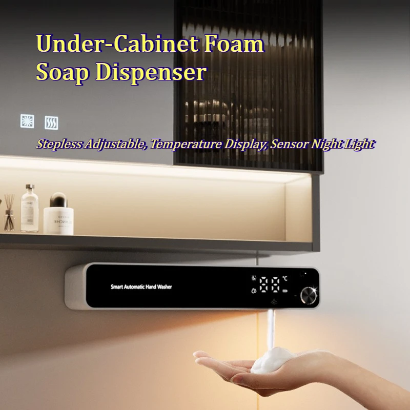 

Умный дозатор для пенного мыла настенный с ночником и дисплеем температуры