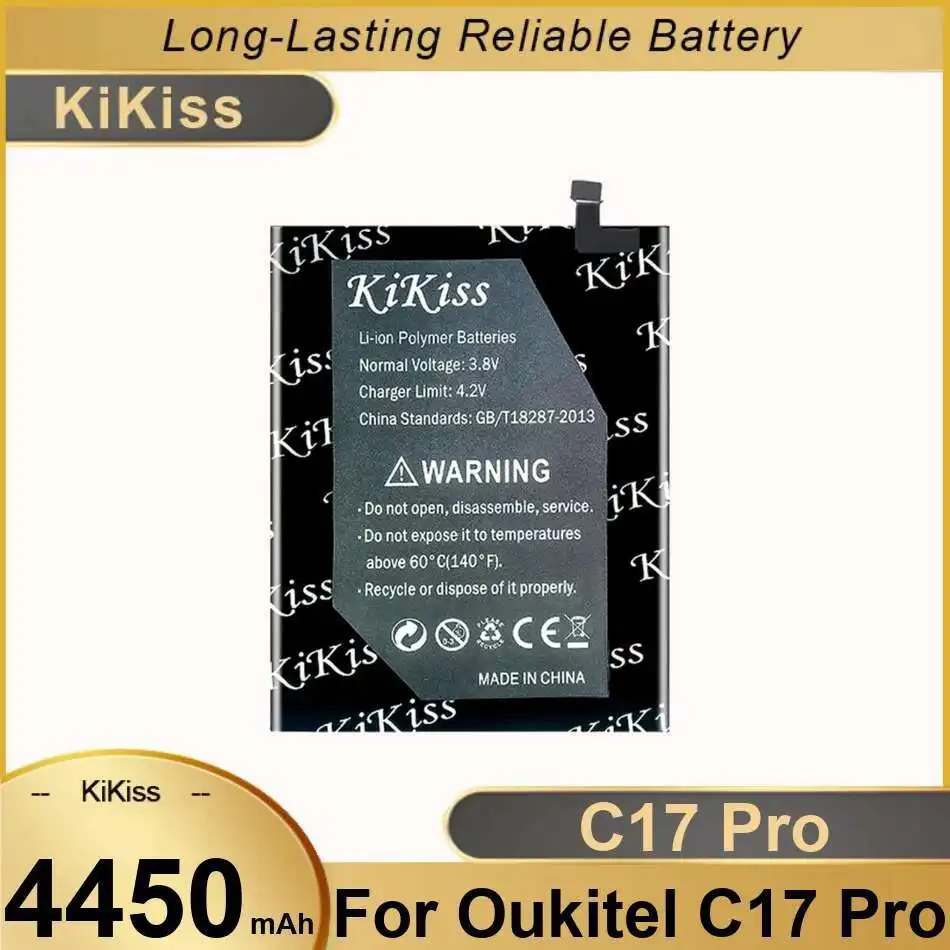 

Аккумулятор мобильного телефона для Oukitel C17 Pro Premium, замена, долговечность, 4450 мАч