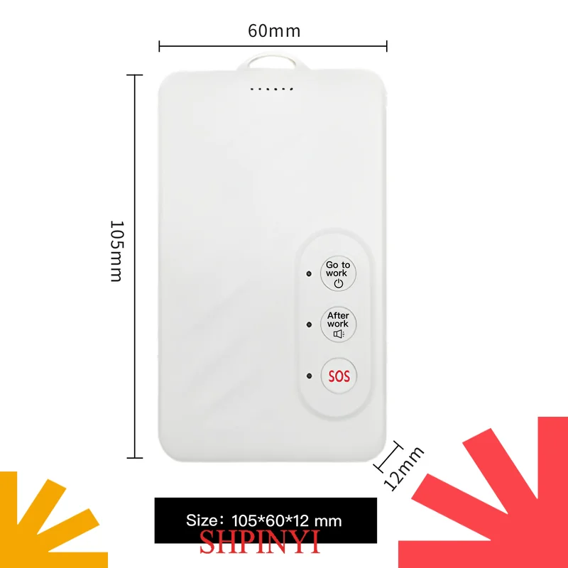 Smart Personal JT808 GPS Card 4G Indoor/Outdoor Student Tracker GSM GPRS LBS Positioning PC 1-Year Safety Monitoring Solutions