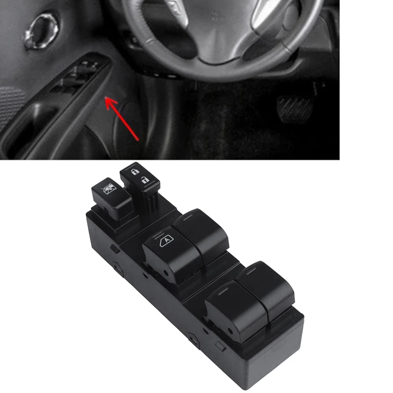 

Car Front Left Window Control Switch Window Glass Lifter Button 25401-3AA1B For Nissan Versa 2012-2019