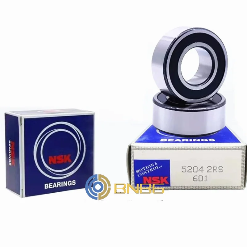 NSK JAPAN Double Row Angular Contact Ball Thickened Bearing 5200 5201 5202 5203 5204 5205 5206 5207ZZ VV