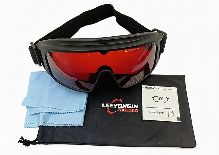 Laser Protective Goggles Eye Protection 532nm Fit over Safety Glasses for Laser Engraver Cutter DIY Users Protective Eyewear