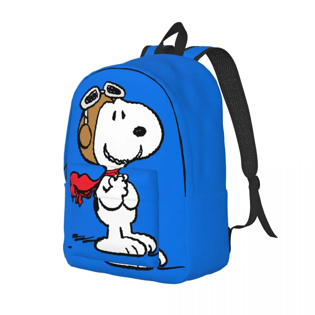 Snoopys The Flying Ace Classical Backpack Gift High School Work ACE Pilot Daypack for Men Women Laptop Shoulder Bag