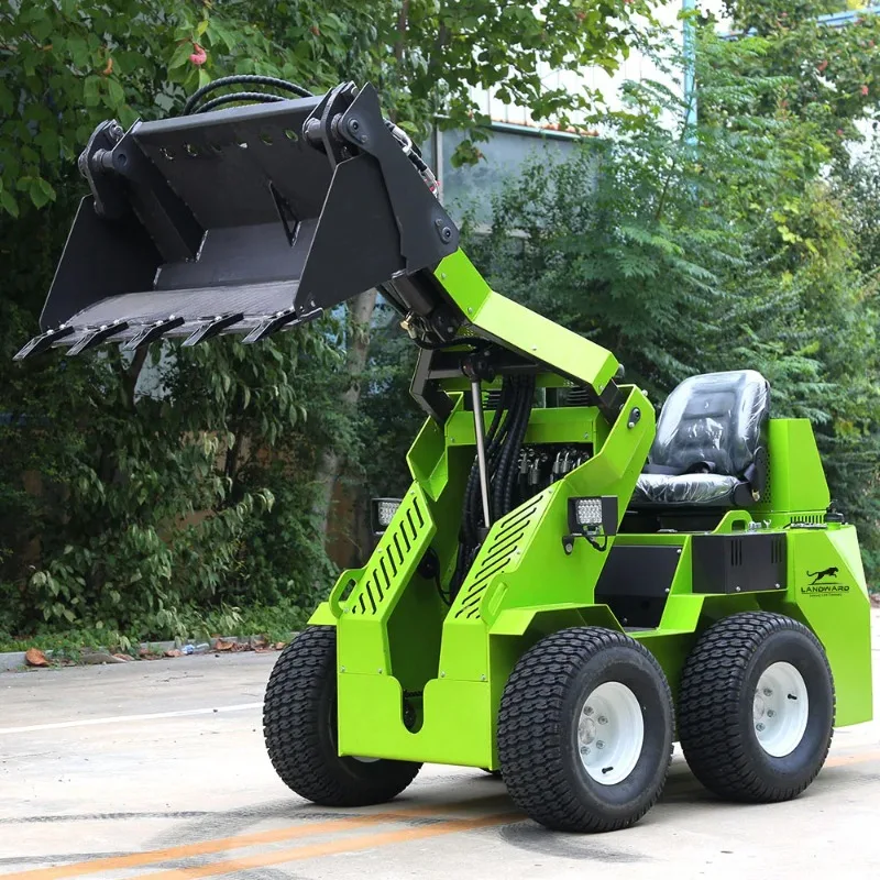 Farm Mini Skid Steer Loader High-Power Wheel/Crawler Loader With Attachments ized New Euro 5 Front End Skid Steer Hot Sale