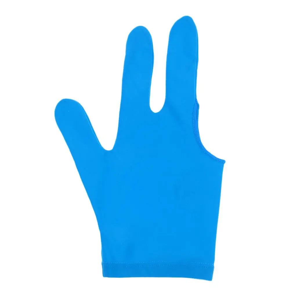 

Перчатка для бильярда на левую руку, дышащая, из спандекса, для снукера, 3 пальца, для пул-бильярда, аксессуар для любительской игры