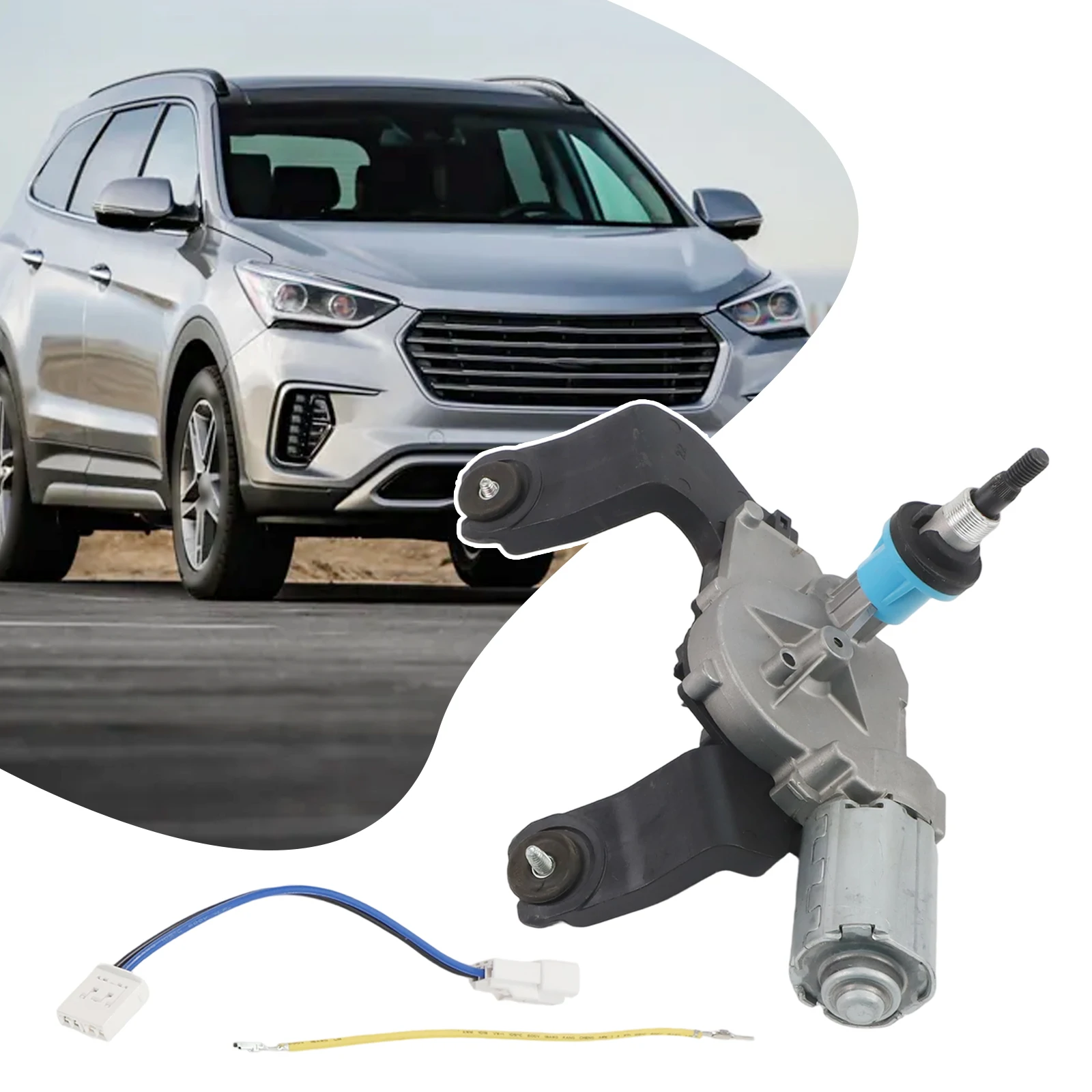 

Детали Santa Fe, рычаг для обслуживания стеклоочистителей Hyundai, номер OEM 98700-B8000, сменный двигатель стеклоочистителя для Hyundai