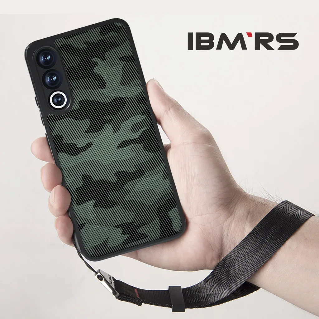 

IBMRS (Comes with wrist strap)for meizu 20 case, Camo Military Design Hard Back Duty Protective Cover