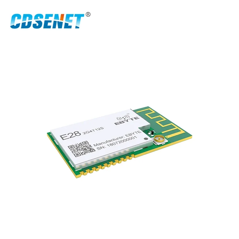 SX1280 UART 12.5dbm LoRa 2.4 GHz bezprzewodowy moduł BLE Transceiver RF przejrzyste transmisji odbiornik FLRC GFSKE28-2G4T12S