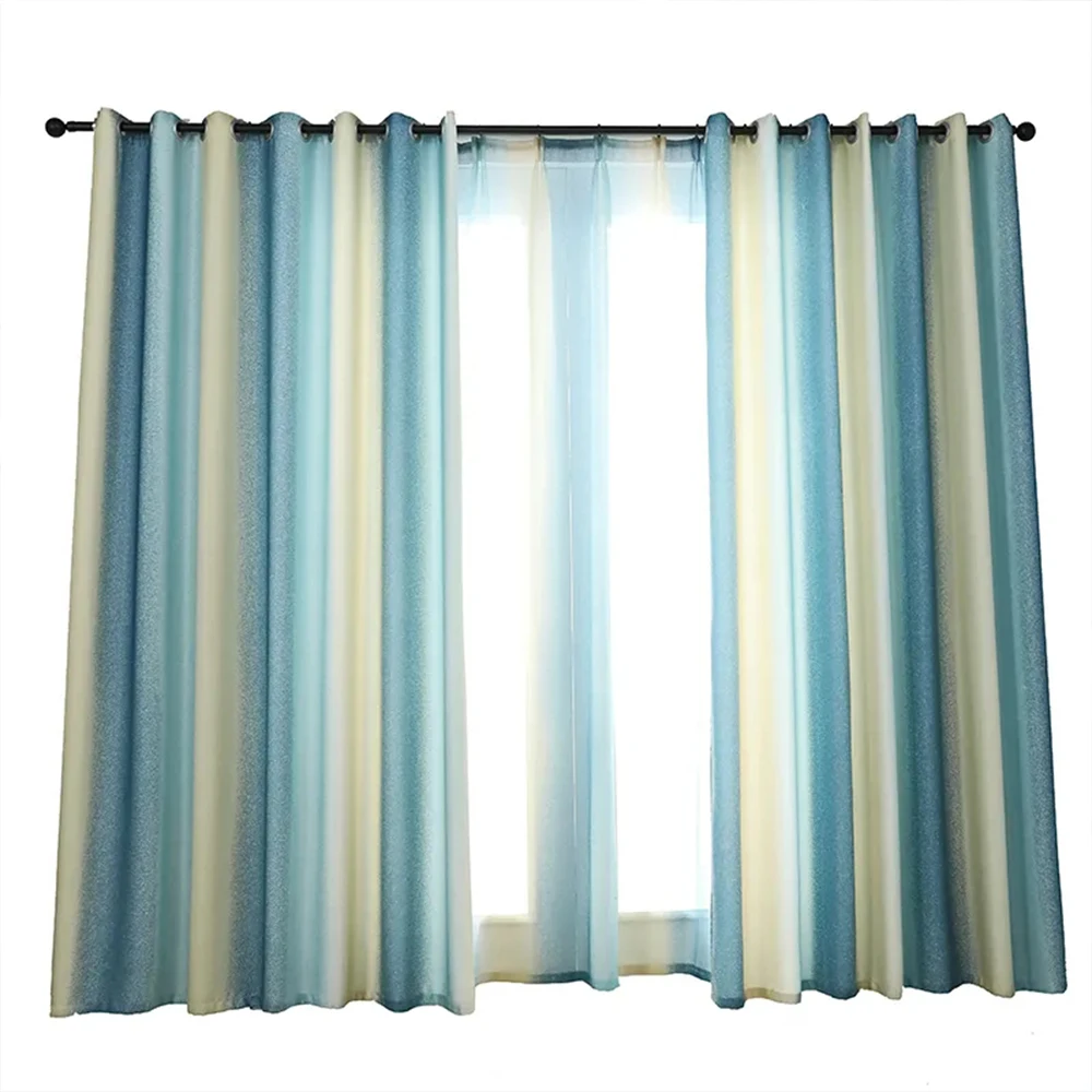 1pc Modern simplicity For bedroom For living room  Printed curtains