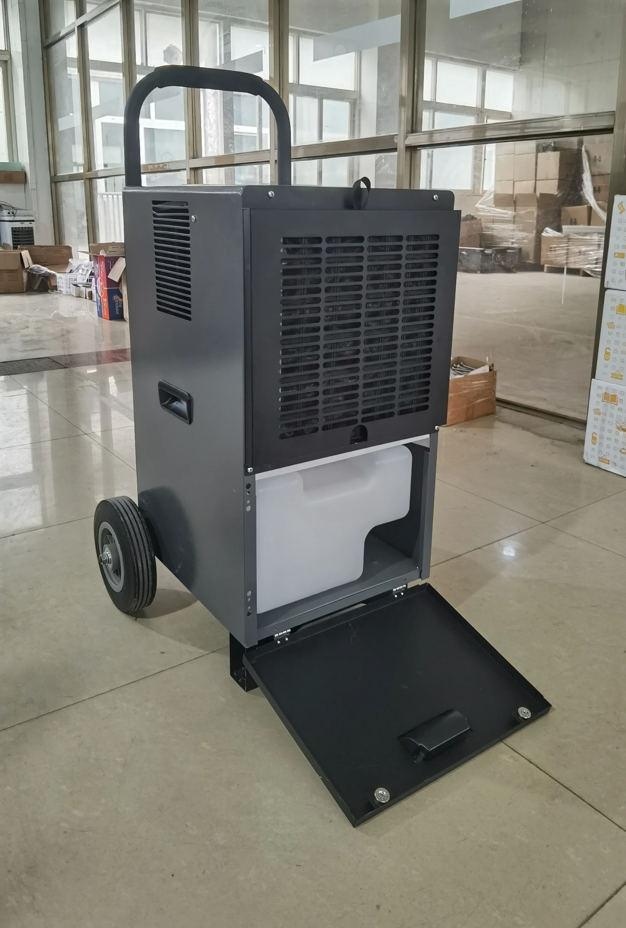 50L Commercial Dehumidifier Portable With Big Wheels And Handle