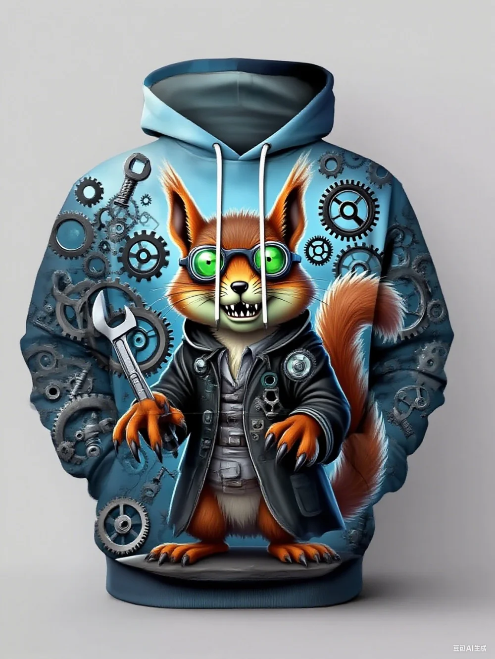 Halloween Men's Hoodie Cute Animal Pumpkin Pattern Autumn Sweatshirts Casual Round Neck Tops Outdoor Comfortable Men's Clothing