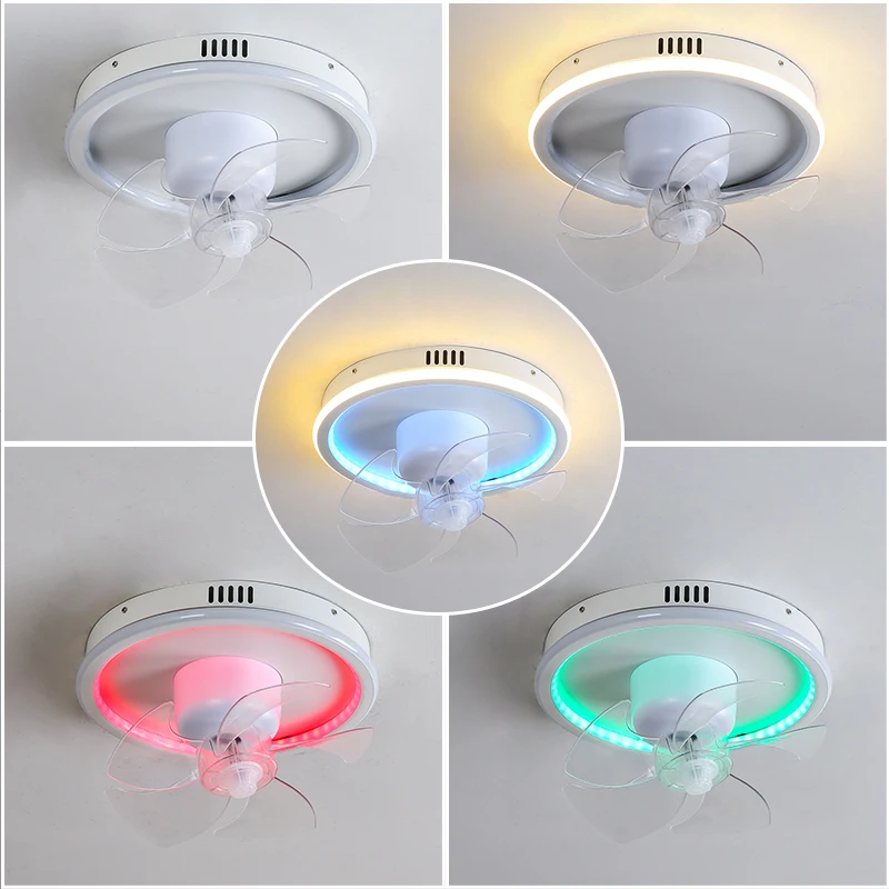 Imagem -05 - Lâmpada de Teto Led com Luz Rgb Escurecimento Stepless Iluminação Interior Remoto Quarto e Living Home Decor