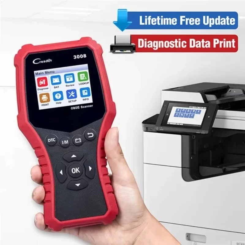 Hot Selling Hot Sale X431 CR3008 Car OBD2 Tools Automotive OBDII Professional  Diagnostic Engine Battery Code Reader Free Update