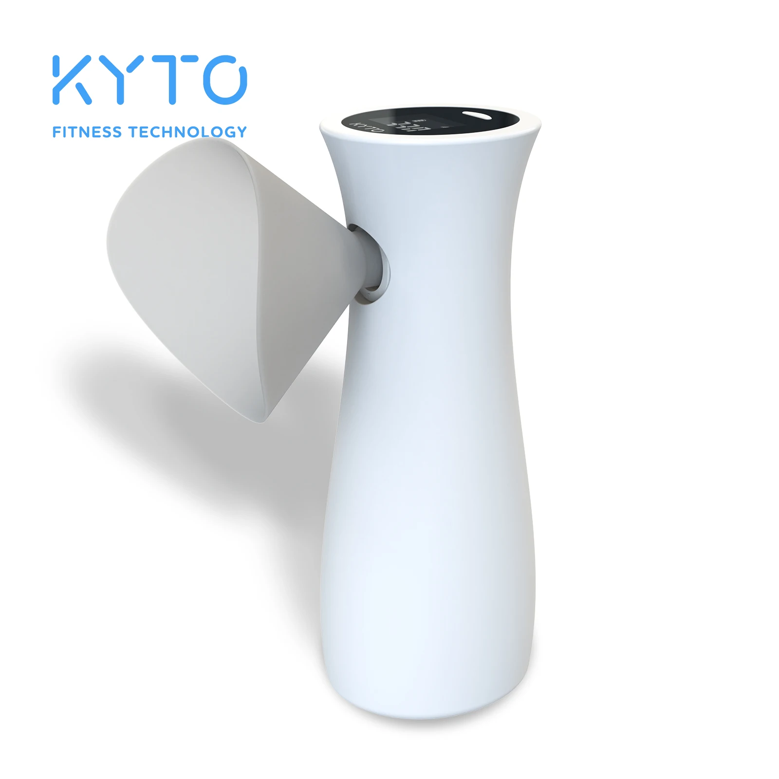 LCD Digital Spirometer Deep Breathing Exercise  Trainer Device for Lungs  Portable Peak Flow Meter