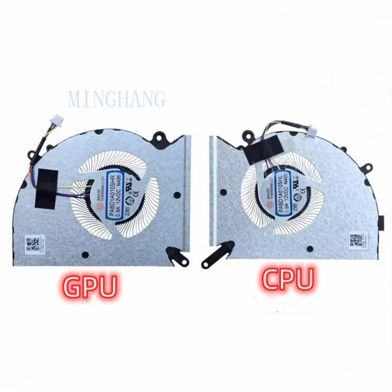 

M New for MSI GS77 MS-17P1 CPU GPU Cooling Fan N485 N486 PABD1A010SHR PABD1A010SHL