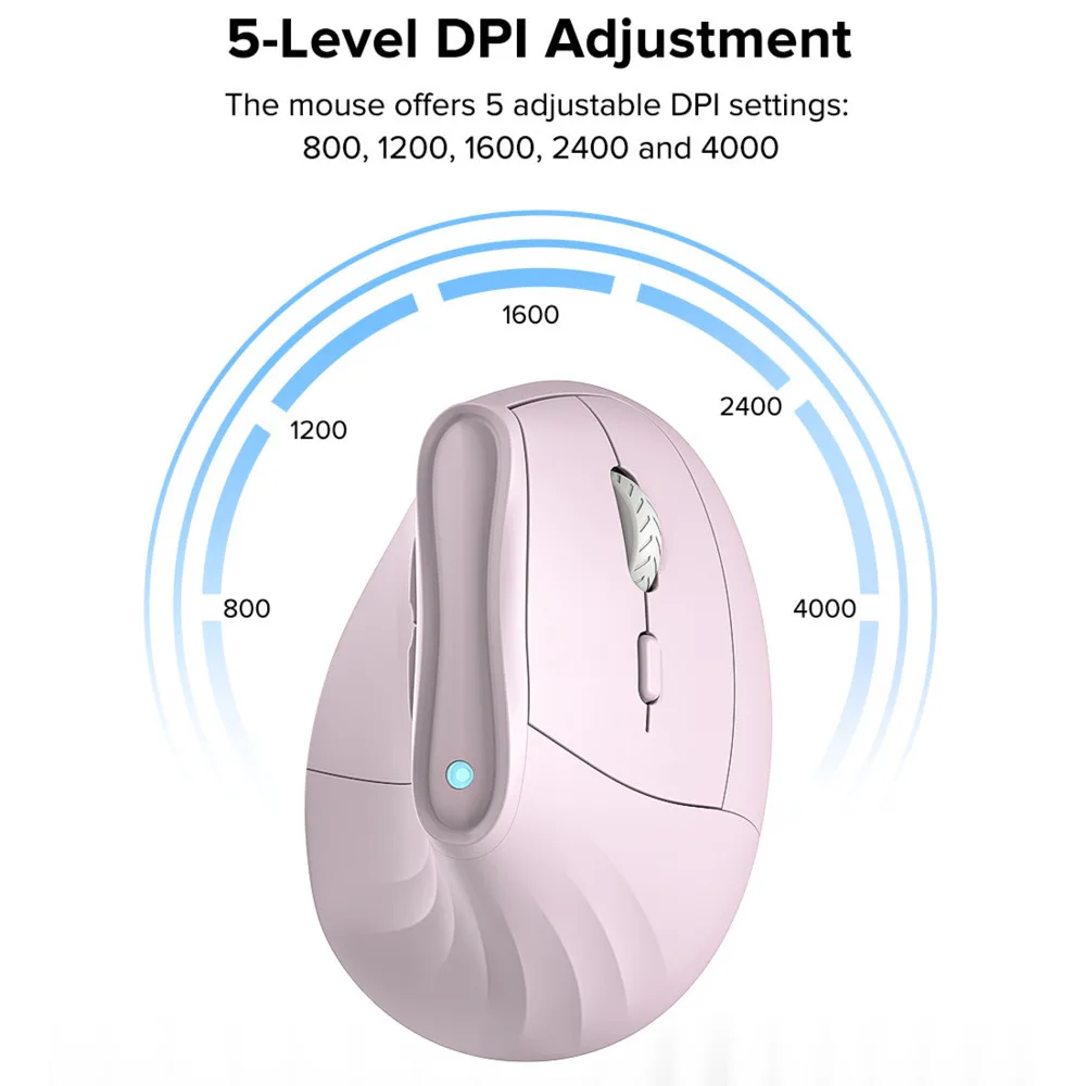 2,4G + Bluetooth Dual-modus Drahtlose Stumm Ergonomische Vertikale Maus Optische Office Home Gesunde Gaming Mäuse Für Laptop desktop PC