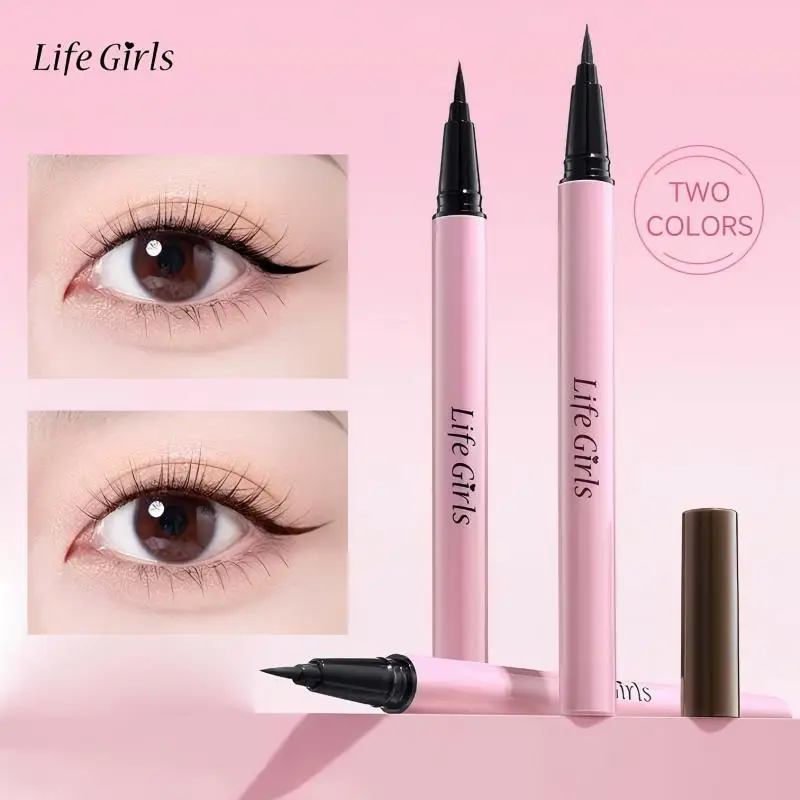 Life Girls Ultra-fine Smooth Eyeliner Pen Wodoodporny, szybkoschnący, łatwy w aplikacji makijaż oczu dla idealnego wygląd