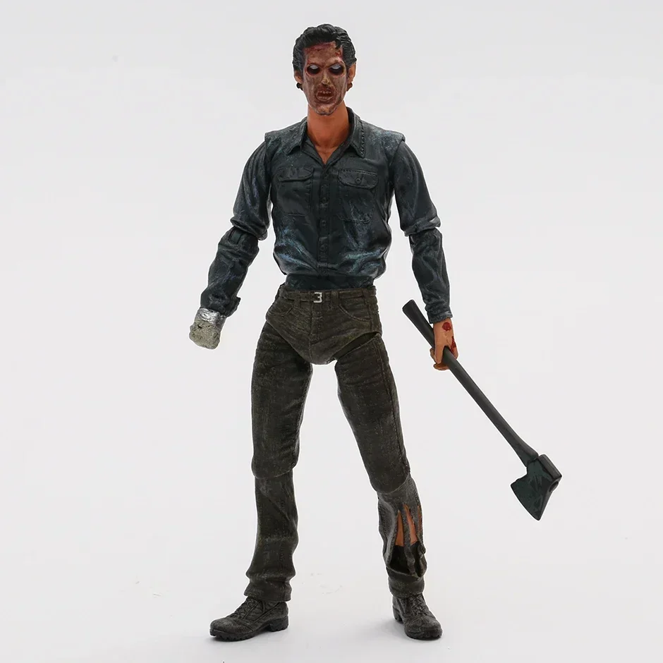 NECA Evil Dead 2 Dawn 얼티밋 애쉬 액션 피규어, 변경 가능한 액세서리 PVC 모델