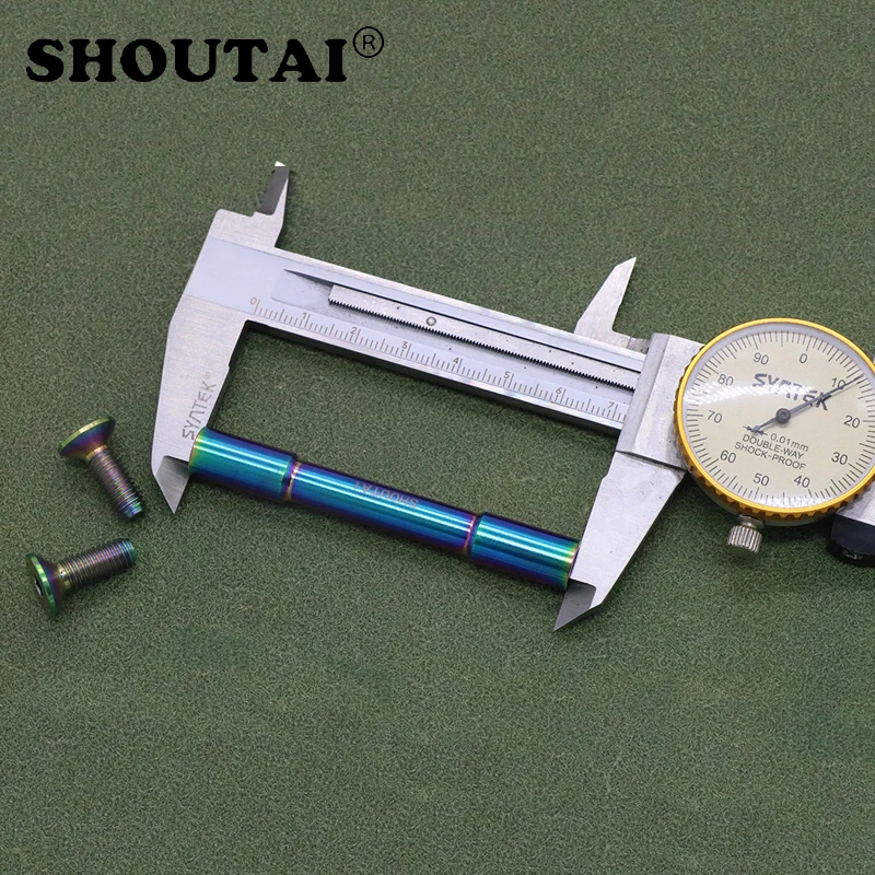 Shoutai Hợp Kim Titan Xe Đạp Phía Sau Dĩa Xoay Lắp Ráp Và Bu Lông Bộ Cho Xe Đạp Brompton Xe Đạp Phần