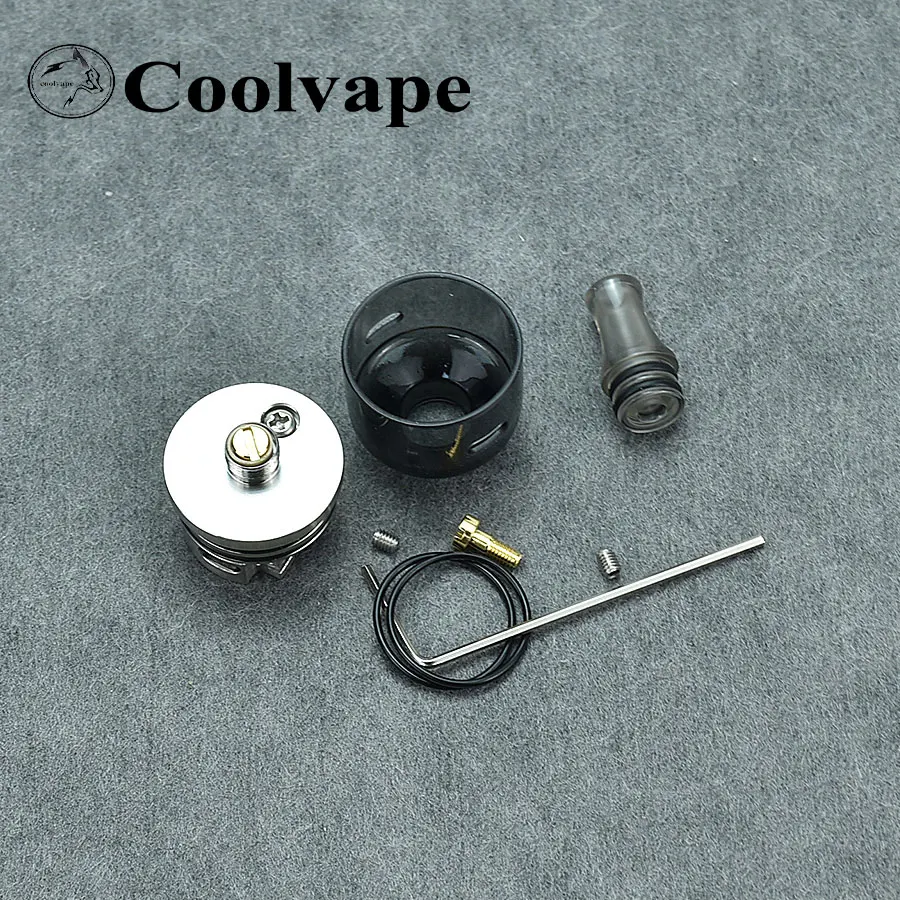 WASP Nano RDA Mini atomizador 510 wave Figure MTL Drip tip tanque de bobina única con Pin BF 316SS 22mm vape rda vs Haku Venna v2 RDA