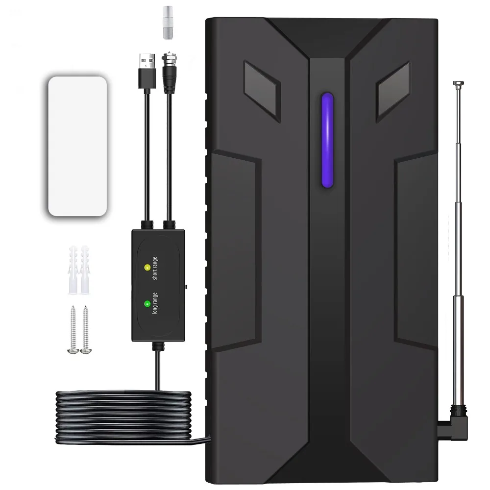 Цифровая антенна HDTV для всех Smart/Old TV с усилителем сигнала для местных каналов Внутренняя DTMB ATSC DVB-T2 DMB-T ISDB-T