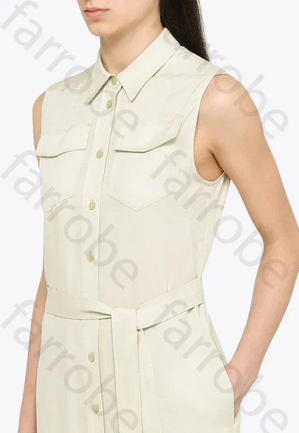 فستان قميص ميدي أنيق مخصص بدون أكمام على شكل حرف A فساتين سهرة رسمية رائعة عالية الجودة للحفلات الراقصة للنساء