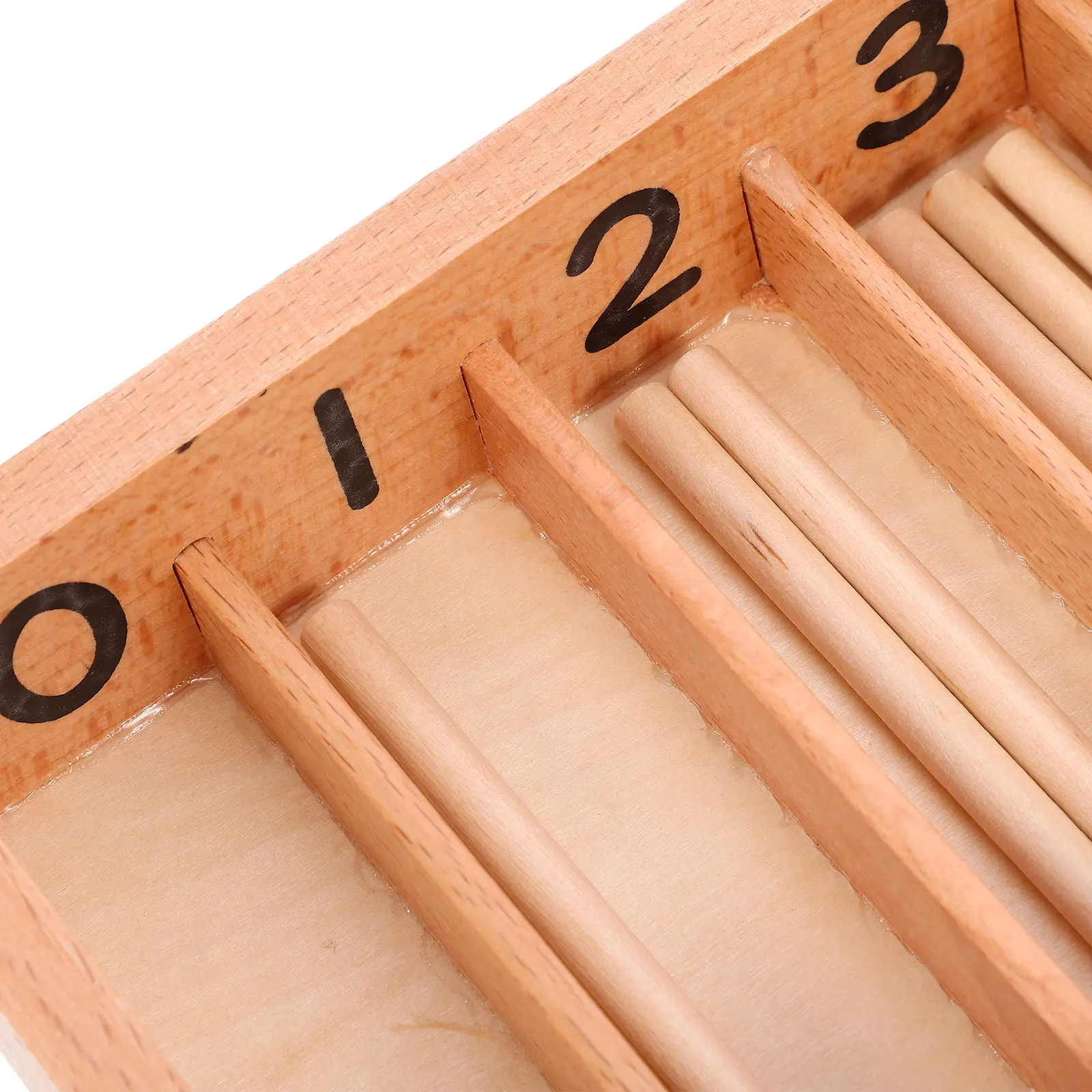 

1 set Spindle Rod Box Educational For Kids Stick Box Children Croquet Mallet Safe Learning Durable Non-Toxic Play Tool