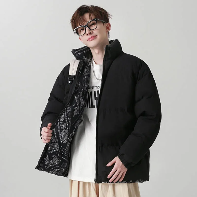 Hooded Coat for Men Parkas Jakets Winter Mens Coats Wear Men's Thermal Plus Size Male Clothes Cold Sweaters Waterproof Parka Man