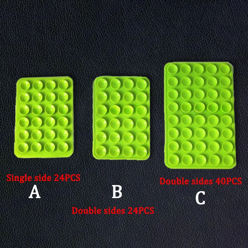 Silicone World Square Silicone Mobile Phone Fixing Suction Cup Car Mounted Bracket Phone Case Universal Anti Slip Suction Cup