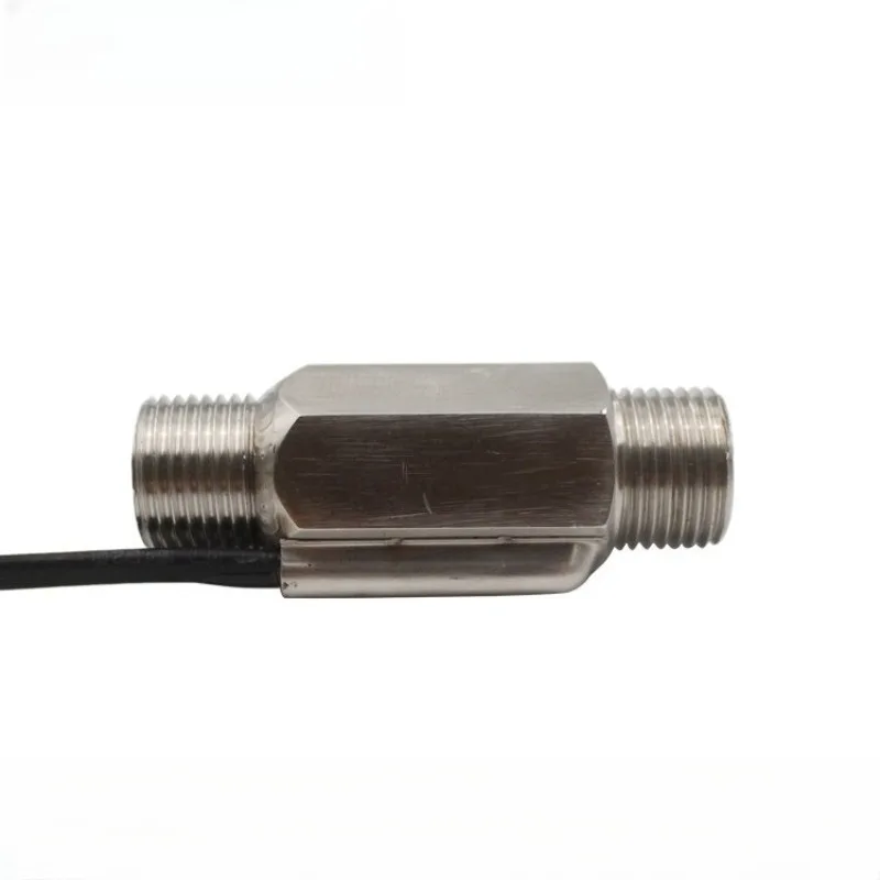 304 Stainless Steel Reed Switch Water Flow Sensor Switch 4-point Interface Piston Bullet Flow Sensor