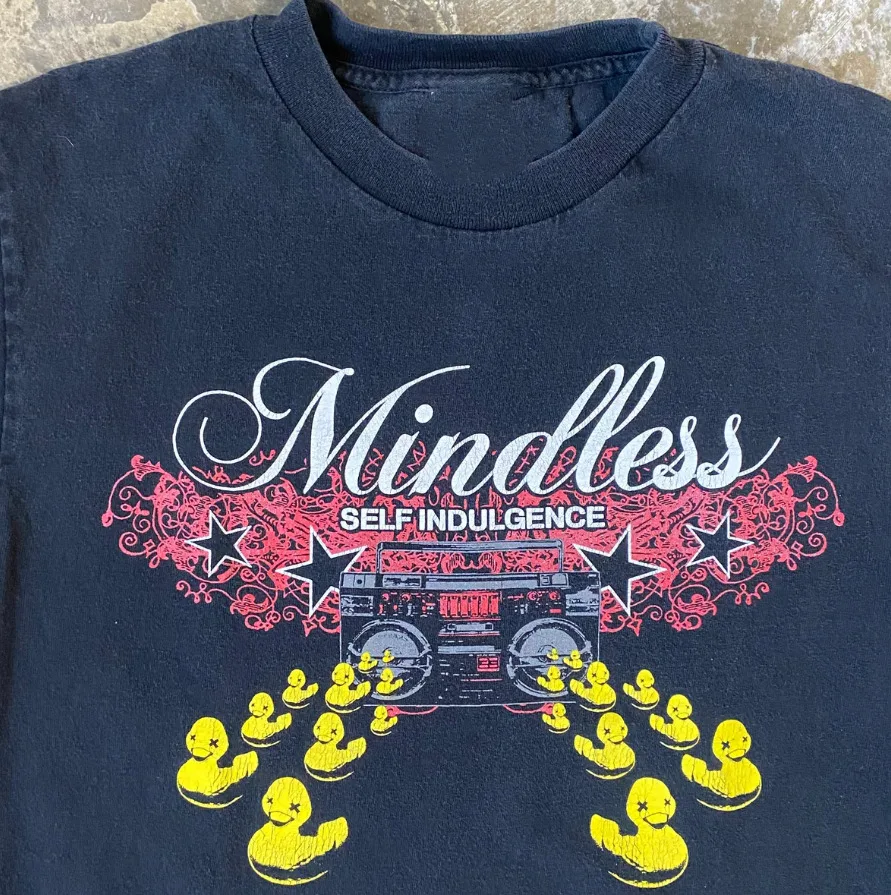 Vtg Mindless Self Indulgence Band For Fans Cotton Black S-5XL Shirt