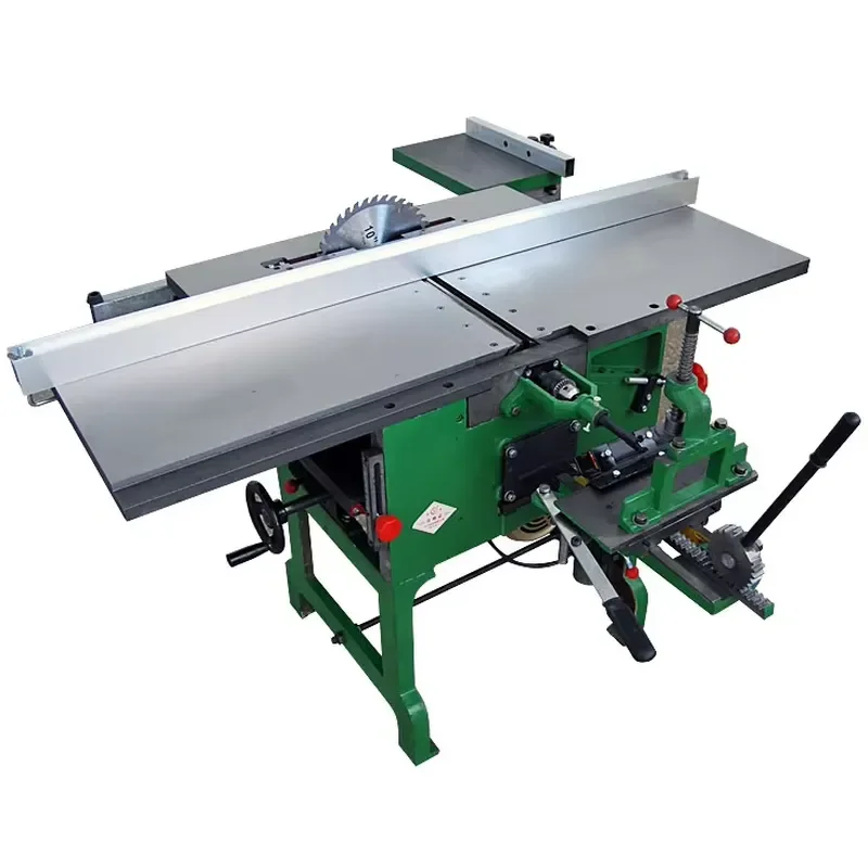 Multiple Function Woodworking Machinery-High-Efficiency Wood Planer 2.2KW Power 250kg Heavy-Duty 1 Year Warranty